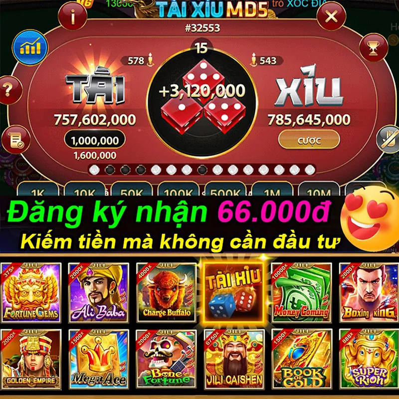 Trò chơi Casino Xocdia online